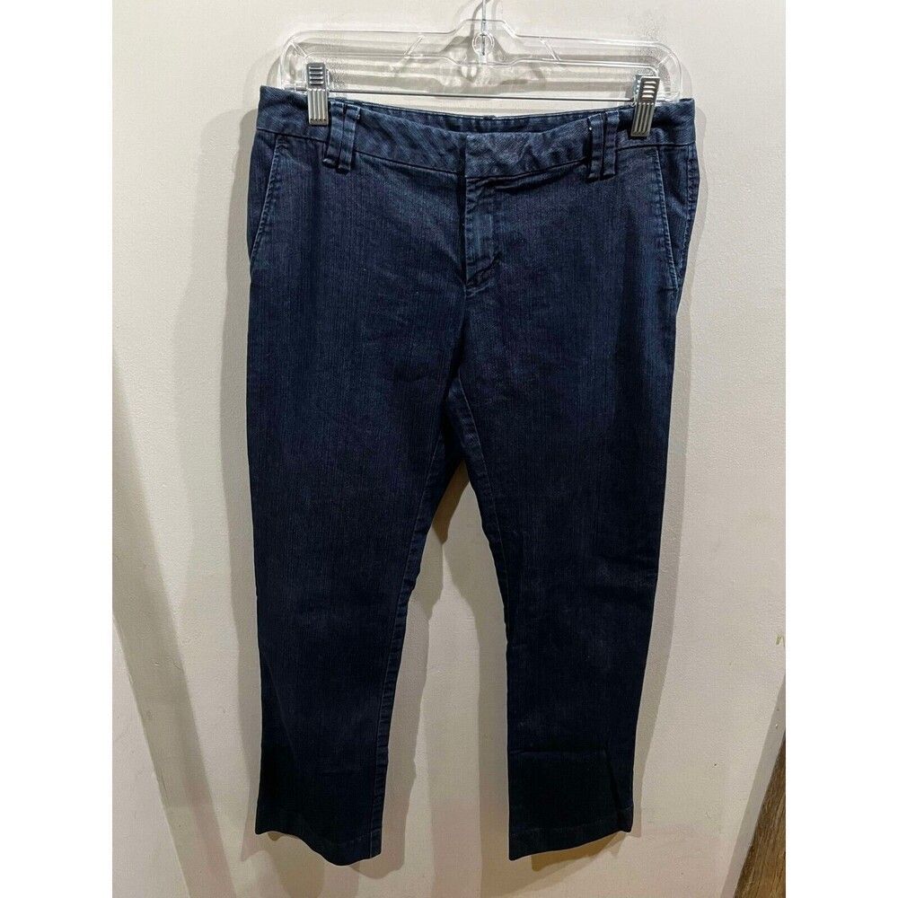 Gap Jeans Womens Size 6 R Blue Denim Dark Wash Low Rise Straight Everyday Wear